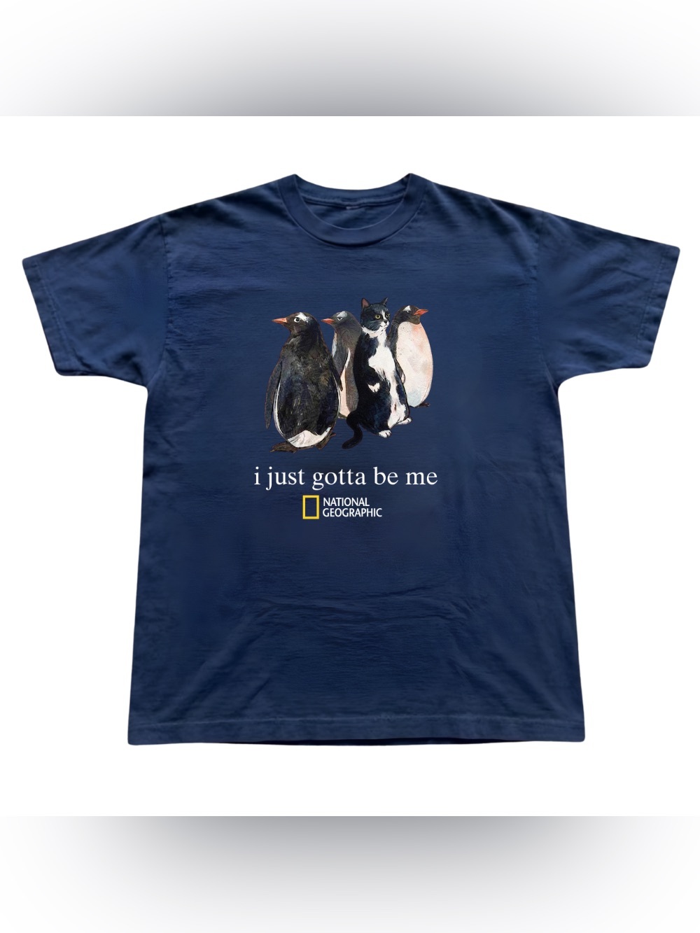 National Geographic Navy Short-Sleeve Graphic Tee